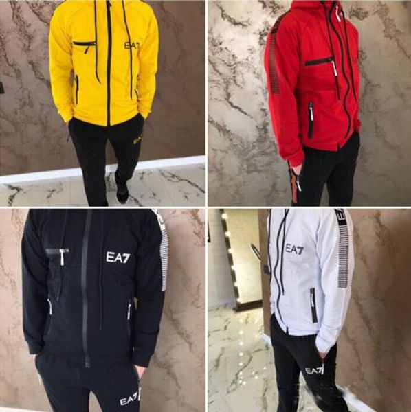 new mens designers tracksuits autumn brands mens tracksuits jogger suits jacket + pants sets sporting suit a01, Gray
new mens designers tracksuits autumn brands mens tracksuits jogger suits jacket + pants sets sporting suit a01, Gray