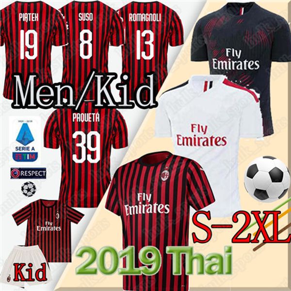 Thai AC milan 19 20 soccer jersey PIATEK football shirt PAQUETA THEO SUSO maillot de foot CUTRONE camisa de futebol ROMAGNOL jerseys
Thai AC milan 19 20 soccer jersey PIATEK football shirt PAQUETA THEO SUSO maillot de foot CUTRONE camisa de futebol ROMAGNOL jerseys