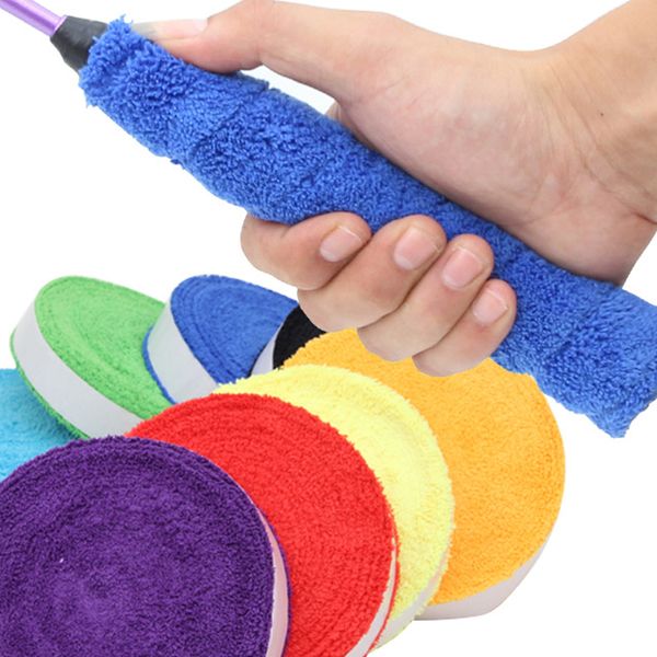 10m cotton towel tennis overgrips anti-skid sweat grip absorbed wraps badminton racket overgrip fishing skidproof sweat band, Yellow;black
10m cotton towel tennis overgrips anti-skid sweat grip absorbed wraps badminton racket overgrip fishing skidproof sweat band, Yellow;black