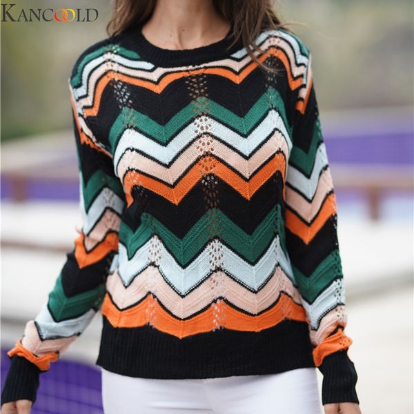 kancoold women autumn winter sweater fashion multicolor block o neck pullover female causal long sleeve knit fashion, White;black
kancoold women autumn winter sweater fashion multicolor block o neck pullover female causal long sleeve knit fashion, White;black