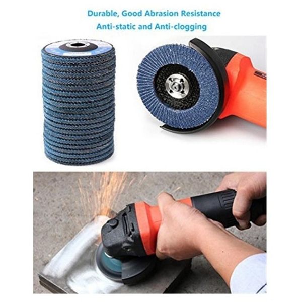 10pcs 115mm grinding wheels for angle grinder cutting disc wheel flap sanding grinding discs 40/60/80/120 grit grinder wheels
10pcs 115mm grinding wheels for angle grinder cutting disc wheel flap sanding grinding discs 40/60/80/120 grit grinder wheels