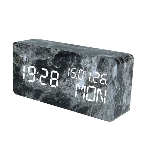 voice control electronic clock bedside usb powered calendar digital display battery operated decorative marble vein
voice control electronic clock bedside usb powered calendar digital display battery operated decorative marble vein