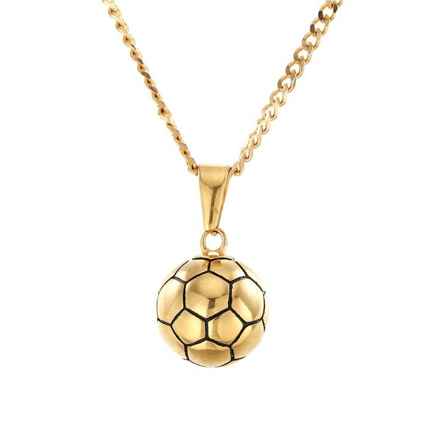 new fashion personality stainless steel gold football pendant cuban chain necklace hip hop raper jewelry gifts for men and women for sale, Silver
new fashion personality stainless steel gold football pendant cuban chain necklace hip hop raper jewelry gifts for men and women for sale, Silver