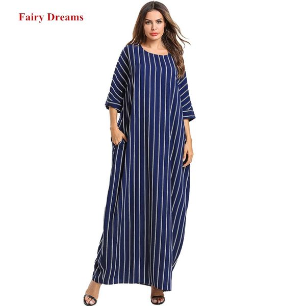 long muslim dress women abaya plus size islamic clothing 4xl kaftan pakistan turkish moroccan blue striped pocket casual robe, Red
long muslim dress women abaya plus size islamic clothing 4xl kaftan pakistan turkish moroccan blue striped pocket casual robe, Red