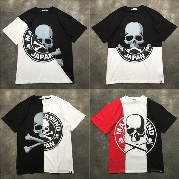2020 new tide brand skull print short sleeve black and white red stitching men and women same student couple t-shirt size s-2xl, White;black
2020 new tide brand skull print short sleeve black and white red stitching men and women same student couple t-shirt size s-2xl, White;black