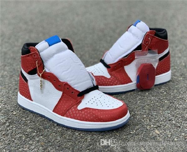 wholesale 1 og chicago crystal spider-man 3m reflect basketball shoes men women 1s gym red blue white sports sneakers with box 
wholesale 1 og chicago crystal spider-man 3m reflect basketball shoes men women 1s gym red blue white sports sneakers with box