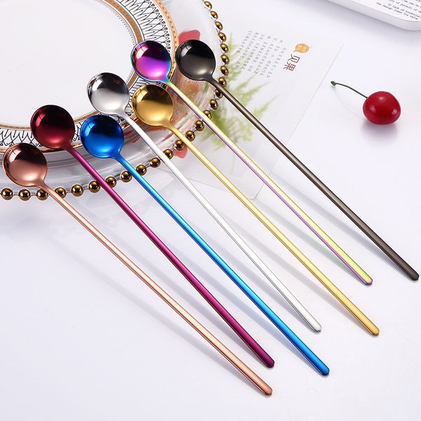 dinnerware sets 1pcs 24cm long handled stainless steel coffee spoon tableware ice cream dessert table for picnic kitchen accessories
dinnerware sets 1pcs 24cm long handled stainless steel coffee spoon tableware ice cream dessert table for picnic kitchen accessories