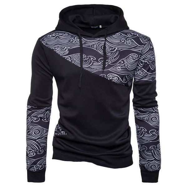 2019 new mens hipster hip hop long sleeve patchwork printed hoodies hooded sweatshirts fashion urban clothing streetweaer, Black
2019 new mens hipster hip hop long sleeve patchwork printed hoodies hooded sweatshirts fashion urban clothing streetweaer, Black