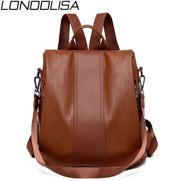 2-in-1 soft leather women backpack large capacity anti-theft bagpack for teenager girls vintage solid shoulder bag
2-in-1 soft leather women backpack large capacity anti-theft bagpack for teenager girls vintage solid shoulder bag