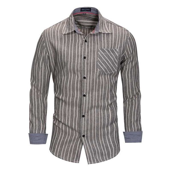 men's casual shirts classic striped shirt men long sleeve dress smart 100% slim fit mens clothing camisa masculina, White;black
men's casual shirts classic striped shirt men long sleeve dress smart 100% slim fit mens clothing camisa masculina, White;black