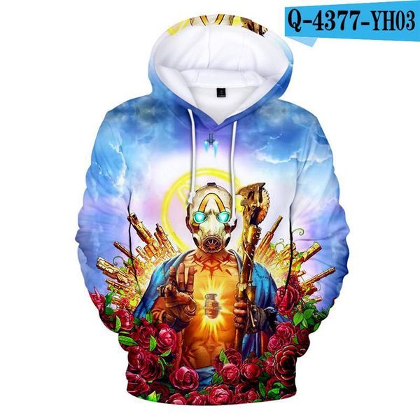 borderlands hoodie pullover moletom hooded anime hoodie borderlands 3 mens game clothes 3d clothing game sweatshirt boys, Black
borderlands hoodie pullover moletom hooded anime hoodie borderlands 3 mens game clothes 3d clothing game sweatshirt boys, Black