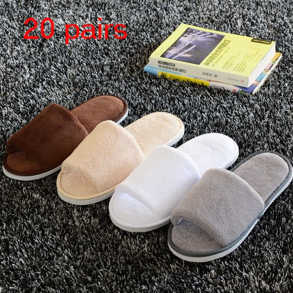 20 pair soft bottom winter slippers l travel portable slippers disposable home guest indoor cotton fabric slipper, Black 
20 pair soft bottom winter slippers l travel portable slippers disposable home guest indoor cotton fabric slipper, Black