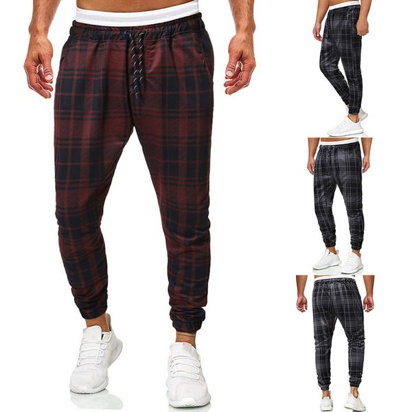 vertvie autumn men sweatpants casual plaid elastic drawstring jogging pants sport track sweatpants mens cargo trouser streetwear, Black
vertvie autumn men sweatpants casual plaid elastic drawstring jogging pants sport track sweatpants mens cargo trouser streetwear, Black
