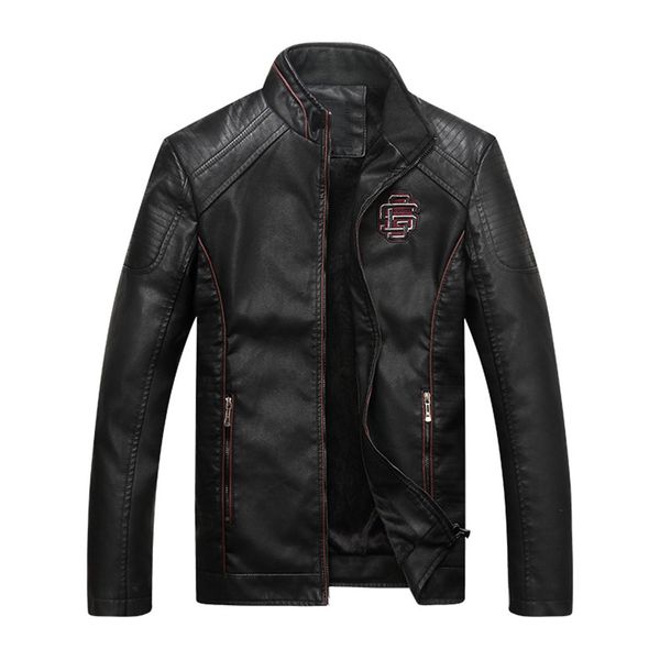 feitong jaqueta masculino jacket men 2019 autumn winter casual pocket button thermal streetwear leather jackets zipper coat, Black
feitong jaqueta masculino jacket men 2019 autumn winter casual pocket button thermal streetwear leather jackets zipper coat, Black