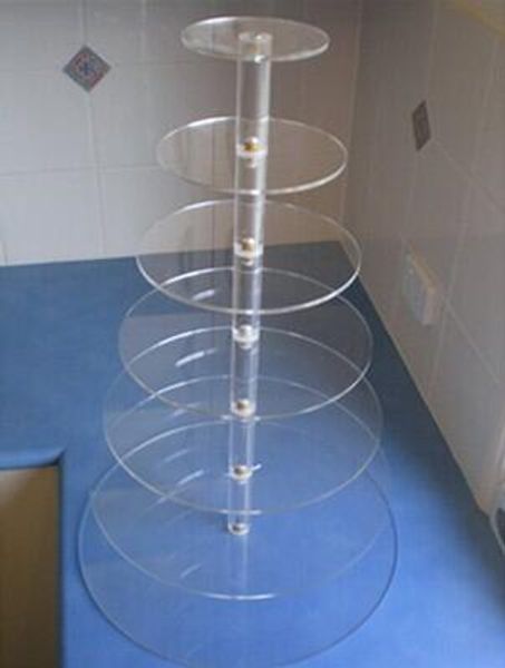 wholesale shopping selling 7 tier plexiglass perspex cupcake tower acrylic round cake stand
wholesale shopping selling 7 tier plexiglass perspex cupcake tower acrylic round cake stand