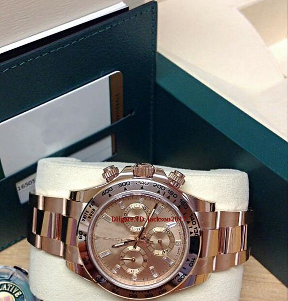 original box certificate mens watches 116505 rose gold 40mm asia 2813 movement automatic, Slivery;brown
original box certificate mens watches 116505 rose gold 40mm asia 2813 movement automatic, Slivery;brown