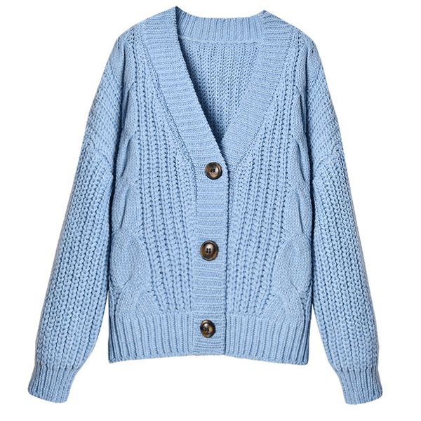 2019 women cardigans sweater v neck solid loose knitwear single breasted casual knit cardigan outwear winter jacket coat f821, White
2019 women cardigans sweater v neck solid loose knitwear single breasted casual knit cardigan outwear winter jacket coat f821, White