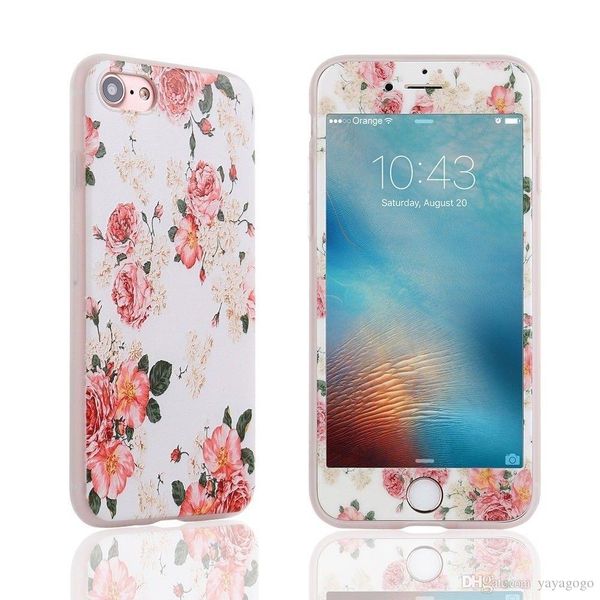 for iphone fashion luxury base flower hybrid shockproof slim back case tempered glass cover screen protector #195
for iphone fashion luxury base flower hybrid shockproof slim back case tempered glass cover screen protector #195