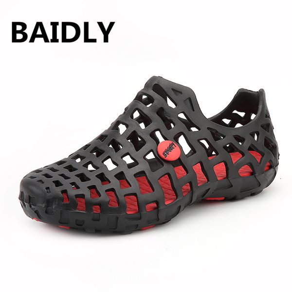 men sandals hole water shoes garden sandals zapatos de sandalias hombre sandles men summer sandalen, Black
men sandals hole water shoes garden sandals zapatos de sandalias hombre sandles men summer sandalen, Black