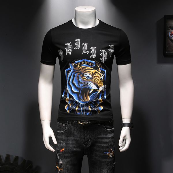 2020 лето нового мужская шею с коротким рукавом футболки tiger спрей печати тонкой дикой половины рукавами основывая футболка tide мужчины m, White;black
2020 лето нового мужская шею с коротким рукавом футболки tiger спрей печати тонкой дикой половины рукавами основывая футболка tide мужчины m, White;black