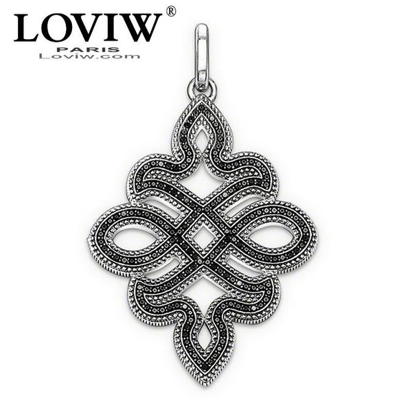 rebellious love knot pendant with eyelet black zircon charms fit necklace european thomas fashion cool jewelry for women & men, Silver
rebellious love knot pendant with eyelet black zircon charms fit necklace european thomas fashion cool jewelry for women & men, Silver