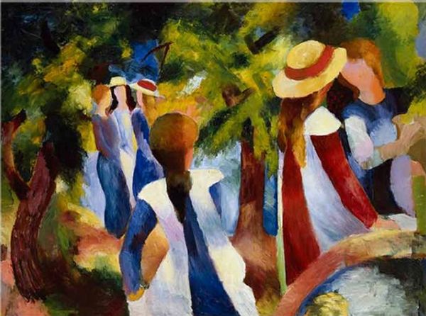august macke - mädchen unter bäumen home decor handpainted &hd print oil painting on canvas wall art canvas pictures 191231
august macke - mädchen unter bäumen home decor handpainted &hd print oil painting on canvas wall art canvas pictures 191231