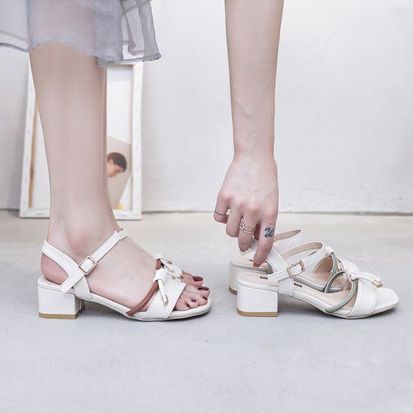 female sandal high heel sandals all-match buckle strap med block heels comfort shoes for women 2020 summer ladies heeled medium, Black
female sandal high heel sandals all-match buckle strap med block heels comfort shoes for women 2020 summer ladies heeled medium, Black