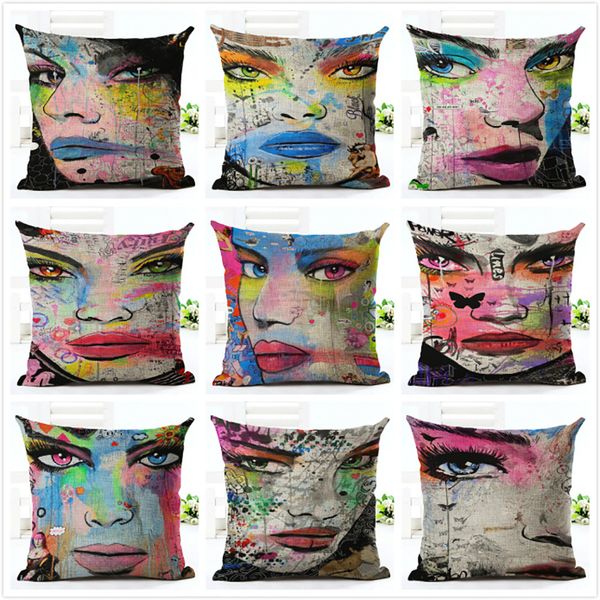 lychee watercolor woman pattern printed cushion case colorful linen 45x45cm cushion cover for bedroom home office
lychee watercolor woman pattern printed cushion case colorful linen 45x45cm cushion cover for bedroom home office
