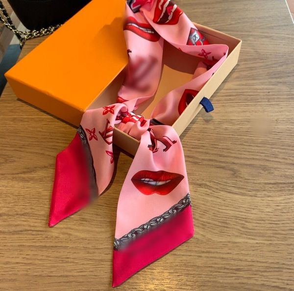luxury designer scarf double silk tufted headband scarf headwraps handbag strap decorative bow tie double silk letter lips small streamer, Black
luxury designer scarf double silk tufted headband scarf headwraps handbag strap decorative bow tie double silk letter lips small streamer, Black