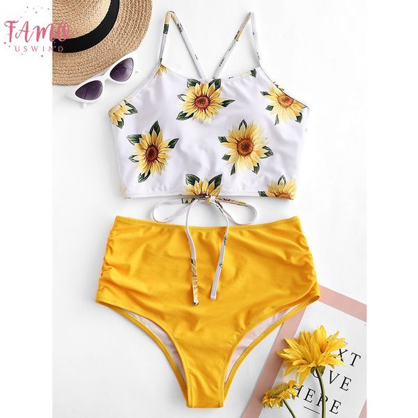 sunflower print two piece swimwear women summer bikini set bathing suit beach wear bikini drop shipping, White;black
sunflower print two piece swimwear women summer bikini set bathing suit beach wear bikini drop shipping, White;black