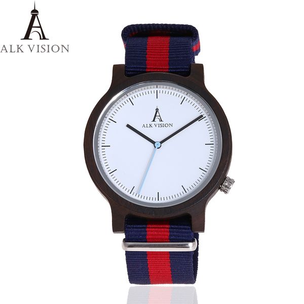 alk vision 100% natural mens wood watch with canvas strap fashion casual wristwatch simple quartz watch clock relogio masculino, Slivery;brown
alk vision 100% natural mens wood watch with canvas strap fashion casual wristwatch simple quartz watch clock relogio masculino, Slivery;brown