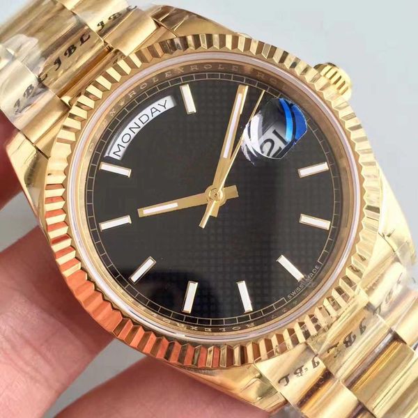 

11 Цвет роскошные мужские часы 18 К Золотые Часы 40 ММ Сапфировое Зеркало 228238 Серия В