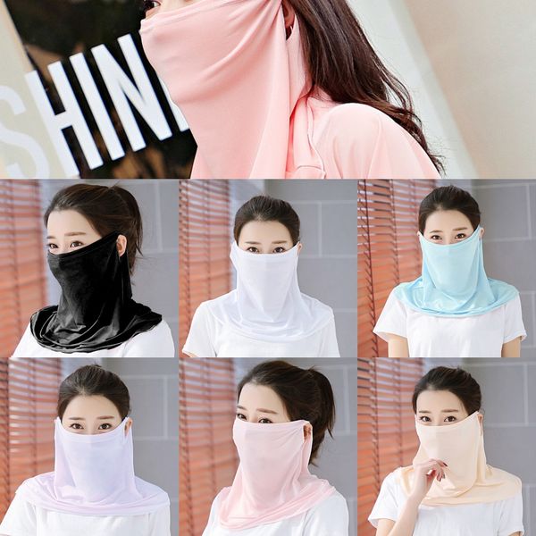 9ibf1 scarf face mask ice silk scarf summer anti-uv anti-sweat breathable running sun face sports cycling protection mask, Black
9ibf1 scarf face mask ice silk scarf summer anti-uv anti-sweat breathable running sun face sports cycling protection mask, Black
