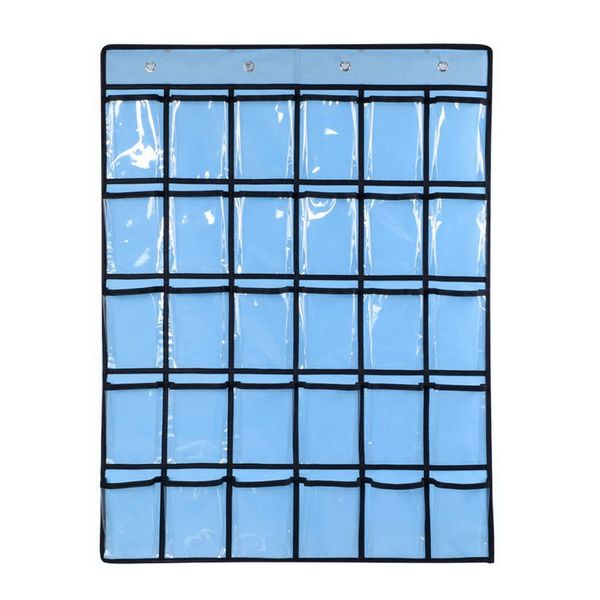 30 grid window mobile phone storage bag door wall wardrobe wall hanging bag socks finishing conference card pocket
30 grid window mobile phone storage bag door wall wardrobe wall hanging bag socks finishing conference card pocket