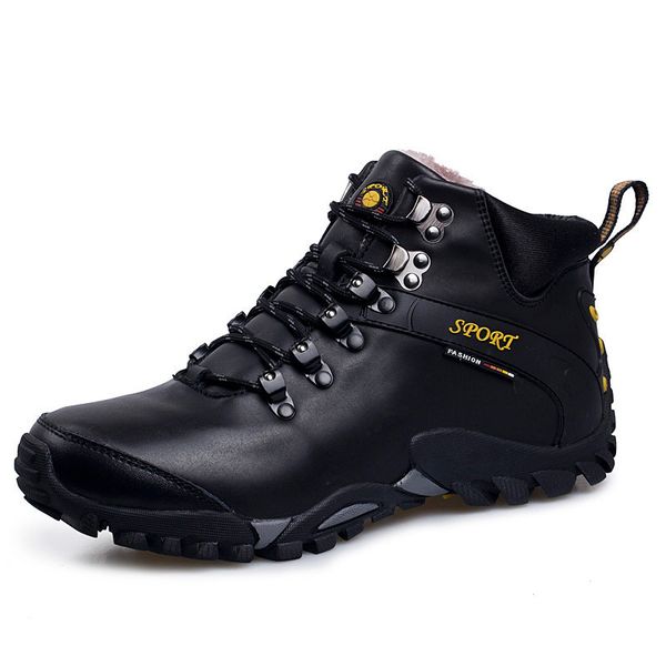 new road track 2019 men snow boots waterproof men footwear winter ankle boots fur breathable winter shoes, Black
new road track 2019 men snow boots waterproof men footwear winter ankle boots fur breathable winter shoes, Black