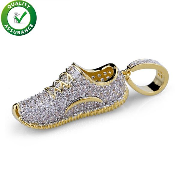 hip hop jewelry mens necklace iced out shoes pendant necklace with gold chain micro paved cubic zircon fashion men women wedding accessories, Silver
hip hop jewelry mens necklace iced out shoes pendant necklace with gold chain micro paved cubic zircon fashion men women wedding accessories, Silver