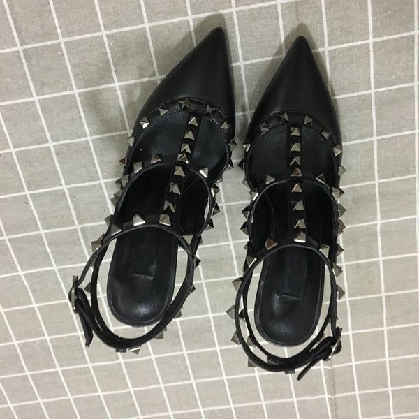 fashion luxury designer women shoes rivets girls pointed shoes dance shoes double straps sandals 9.5cm high heels, Black
fashion luxury designer women shoes rivets girls pointed shoes dance shoes double straps sandals 9.5cm high heels, Black