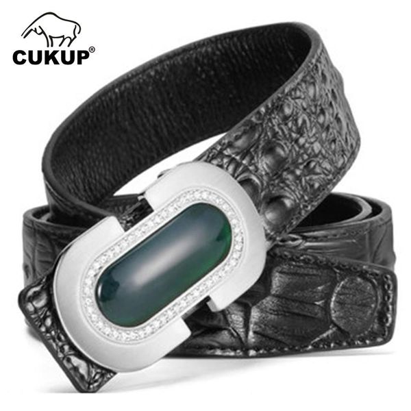 cukup unique design real jade decorative smooth buckle metal belts crocodile pattern leather belt for men accessories luck707, Black;brown
cukup unique design real jade decorative smooth buckle metal belts crocodile pattern leather belt for men accessories luck707, Black;brown