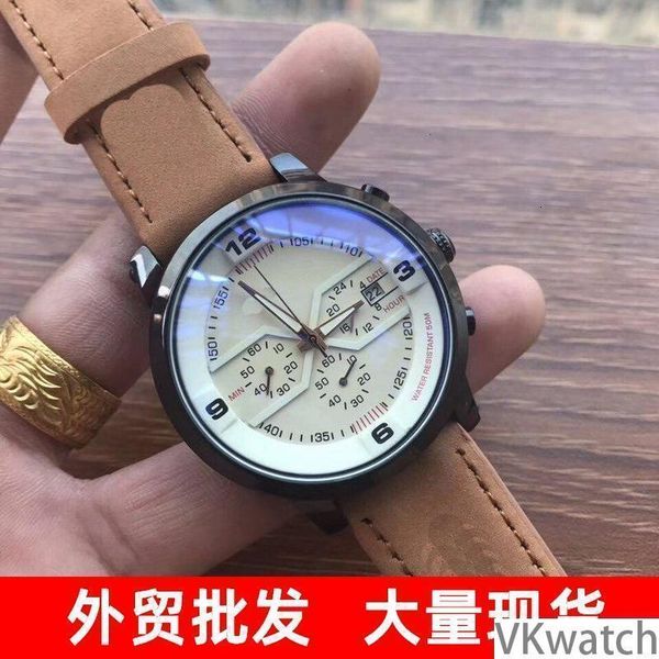 2019 wrist watch 6 needle ten thousand home mechanism quartz male wrist watch bring calendar, Slivery;brown
2019 wrist watch 6 needle ten thousand home mechanism quartz male wrist watch bring calendar, Slivery;brown