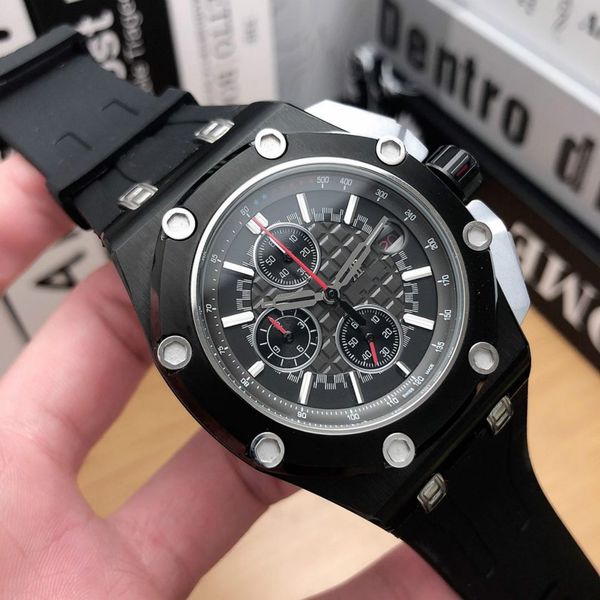 luxury mens watches designer watches auotomatic watch 45mm calendar waterproof royal oak fashion man watches good quality, Slivery;brown
luxury mens watches designer watches auotomatic watch 45mm calendar waterproof royal oak fashion man watches good quality, Slivery;brown