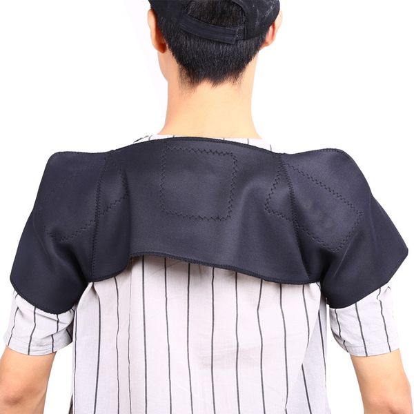 self-heating shoulder support protects pain relief magnetic therapy heating massage belt upper back care, Black;blue
self-heating shoulder support protects pain relief magnetic therapy heating massage belt upper back care, Black;blue