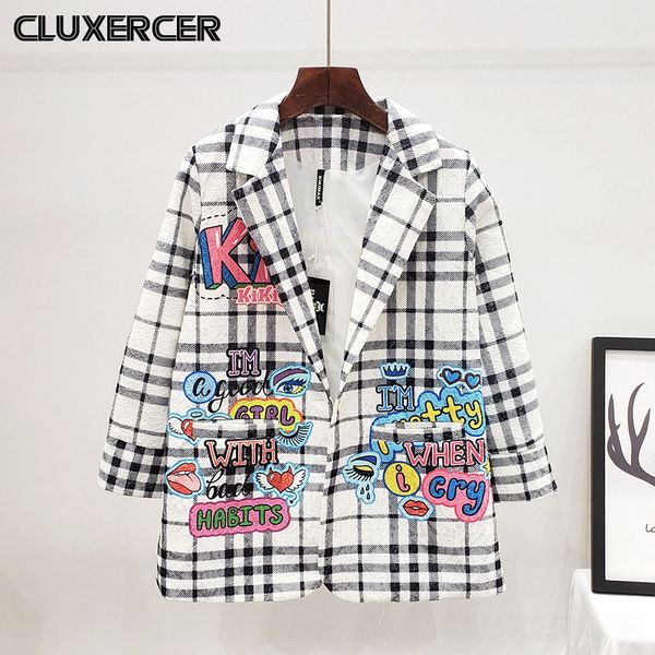 streetwear spring autumn bf graffiti blazer jacket women casual long sleeve loose suit coat female ropa de mujer, White;black
streetwear spring autumn bf graffiti blazer jacket women casual long sleeve loose suit coat female ropa de mujer, White;black