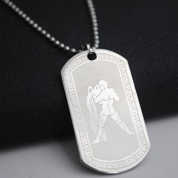 1 aquarius stainless steel 12 twelve constellation sign necklace zodiac symbol amulet korean lucky mother men's women's family gif, Silver
1 aquarius stainless steel 12 twelve constellation sign necklace zodiac symbol amulet korean lucky mother men's women's family gif, Silver