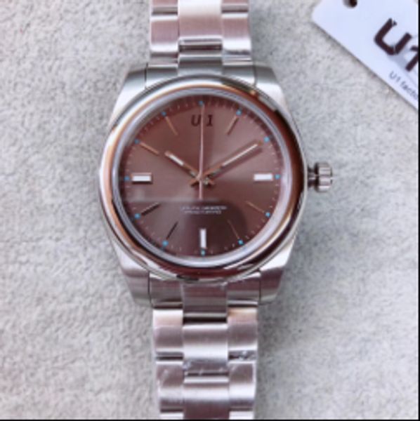 2020 new 39mm high grade mens wristwatches stainless steel bracelet hardlex watches luminous coffee dial automatic watch, Slivery;brown
2020 new 39mm high grade mens wristwatches stainless steel bracelet hardlex watches luminous coffee dial automatic watch, Slivery;brown