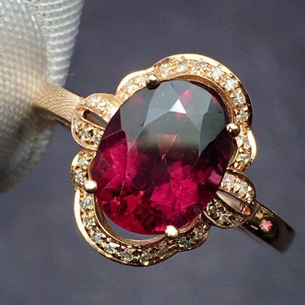 rubillite ring fine jewelry pure 18 k gold natural rubi tourmaline 2.4ct gemstone diamond gift female rings for women fine ring, Golden;silver
rubillite ring fine jewelry pure 18 k gold natural rubi tourmaline 2.4ct gemstone diamond gift female rings for women fine ring, Golden;silver
