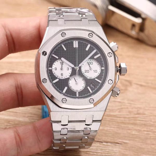 2018 new luxury brand watch men 42mm Small dial work 6 pointer Quartz stainless steel watch tick watch AAA watches 140
2018 new luxury brand watch men 42mm Small dial work 6 pointer Quartz stainless steel watch tick watch AAA watches 140