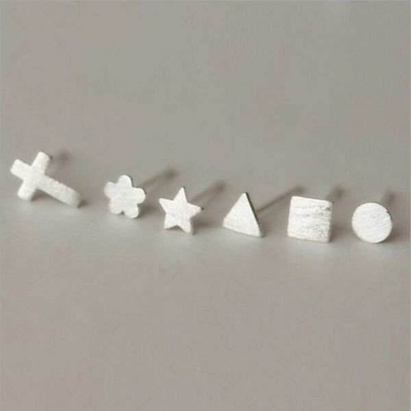 allergy simple 925 sterling silver exquisite popular jewelry drawing a variety of small shapes earrings se3, Golden;silver
allergy simple 925 sterling silver exquisite popular jewelry drawing a variety of small shapes earrings se3, Golden;silver