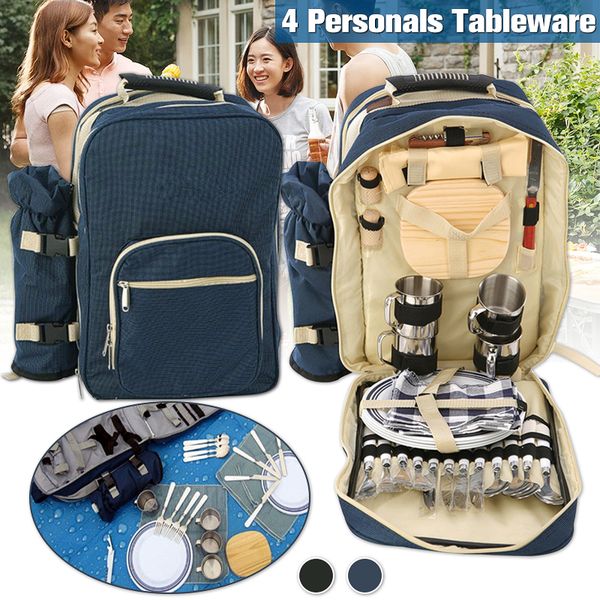 outdoor camping portable shoulder picnic bag picnic backapck rucksack bbq tool package 4 persons
outdoor camping portable shoulder picnic bag picnic backapck rucksack bbq tool package 4 persons