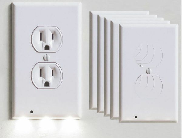 Настенная розетка Крышка с LED Night Lights, Safety Light Sensor подключи закрывающая пластина Гн
Настенная розетка Крышка с LED Night Lights, Safety Light Sensor подключи закрывающая пластина Гн