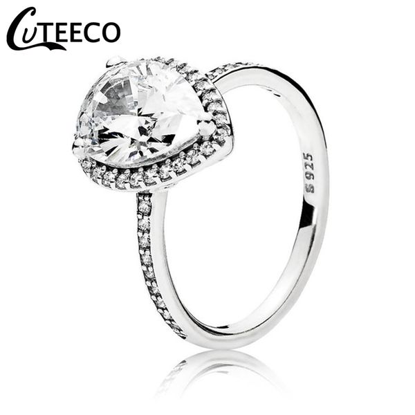 cuteeco 2019 new silver color heart big crystal wedding ring for women engagement party charm jewelry valentine's day gift, Slivery;golden
cuteeco 2019 new silver color heart big crystal wedding ring for women engagement party charm jewelry valentine's day gift, Slivery;golden